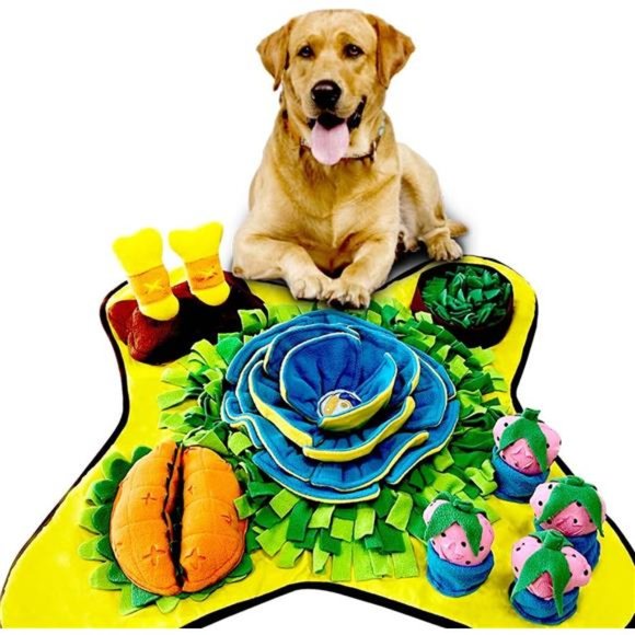 Snuffle Mat for Dogs Large28.7 X 28.7 in. Toy Enrichment Activity Mat